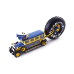 BUICK "GOODYEAR AIRWHEEL" PROMOTION BUS 1930 BLUE/YELLOW 1:43 Autocult Autobus Modellino