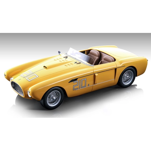 FERRARI 340 MEXICO SPYDER N.210 WATKINS GLEN 1955 PRESTON GRAY 1:18 Tecnomodel Auto Competizione Modellino
