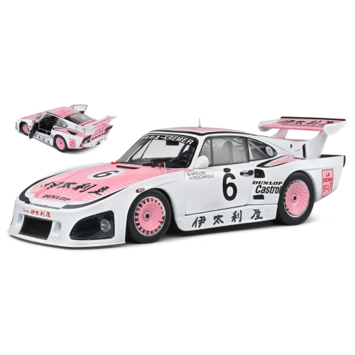 PORSCHE 935 K3 N.6 WINNER 1000 KM SUZUKA 1981 WOLLEK/PESCAROLO 1:18 Solido Auto Competizione Modellino