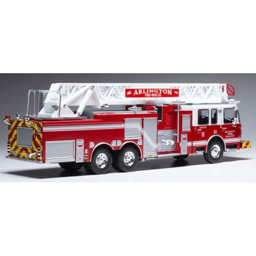 SMEAL 105 RM ARLINGTON FIRE RESCUE DREHLEITERWAGEN 1:43 Ixo Model Pompieri Modellino