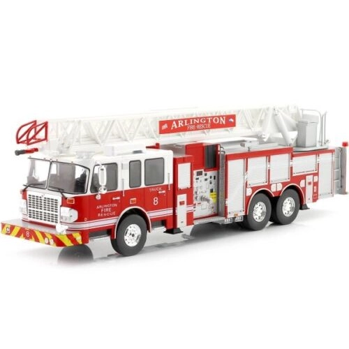 SMEAL 105 RM ARLINGTON FIRE RESCUE DREHLEITERWAGEN 1:43 Ixo Model Pompieri Modellino