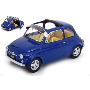 FIAT 500 F CUSTOM 1968 DARK BLUE 1:12 KK Scale Auto Stradali Modellino