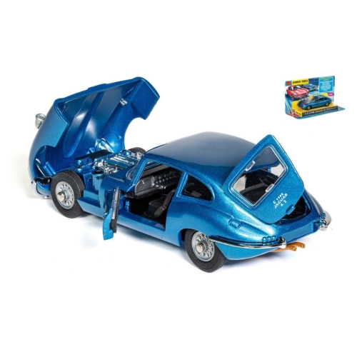 JAGUAR 4.2 LITRE E TYPE BLUE cm 10,5 Vanguards Auto Competizione Modellino