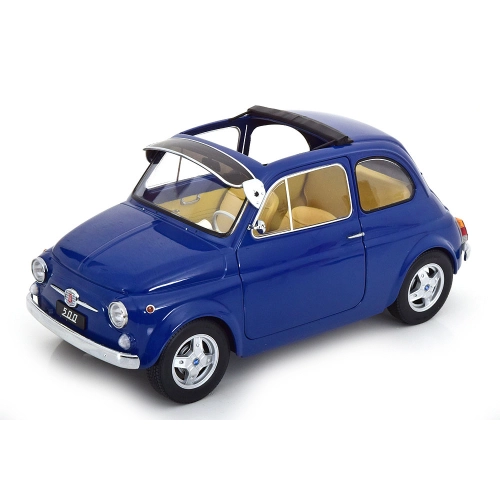 FIAT 500 F CUSTOM 1968 DARK BLUE 1:12 KK Scale Auto Stradali Modellino