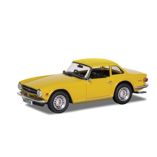 TRIUMPH TR6 HARD TOP 1970 YELLOW 1:43 Vanguards Auto Stradali Modellino