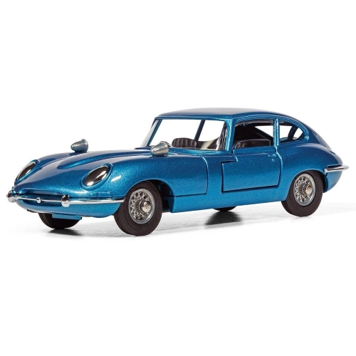 JAGUAR 4.2 LITRE E TYPE BLUE cm 10,5 Vanguards Auto Competizione Modellino