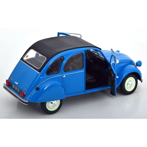 CITROEN 2CV 6 1982 BLEU PETROLE 1:18 Solido Auto Stradali Modellino