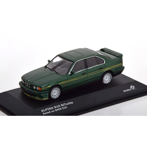BMW ALPINA B10 4.6 E34 1994 GREEN 1:43 Solido Auto Stradali Modellino