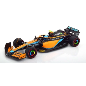 MCLAREN MCL36 N.4 3rd EMILIA ROMAGNA GP 2022 L.NORRIS 1:18 Solido Formula 1 Modellino