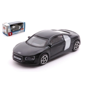 AUDI R8 COUPE 2009 BLACK 1:43 Burago Auto Stradali Modellino