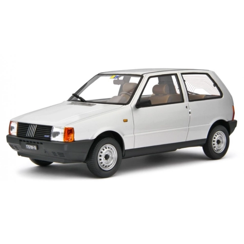 FIAT UNO 45 1983 SILVER 1:18 Laudo Racing Auto Stradali Modellino