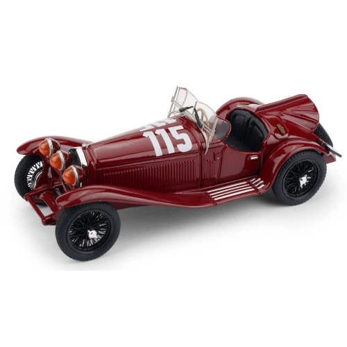 ALFA ROMEO 2300 N.115 MILLE MIGLIA 1932 CARACCIOLA-BONINI 1:43 Brumm Auto Competizione Modellino