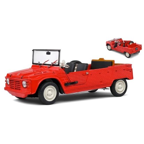 CITROEN MEHARI 1970 RED 1:18 Solido Auto Stradali Modellino