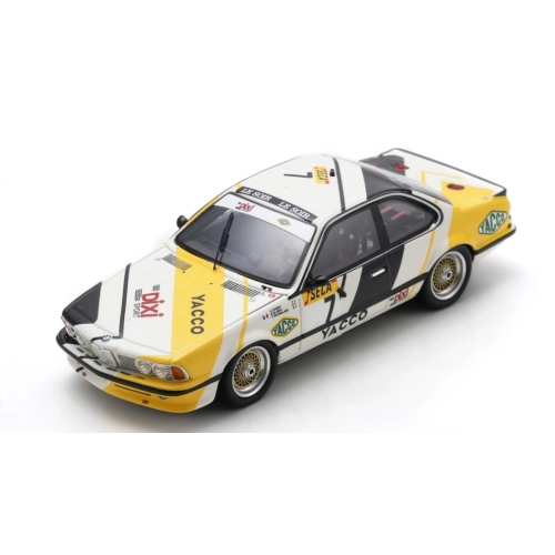 BMW 635 CSi N.7 24H SPA 1988 G.FEVROT-B.DI GIOIA-F.DELAVALLADE 1:43 Spark Model Auto Competizione Modellino