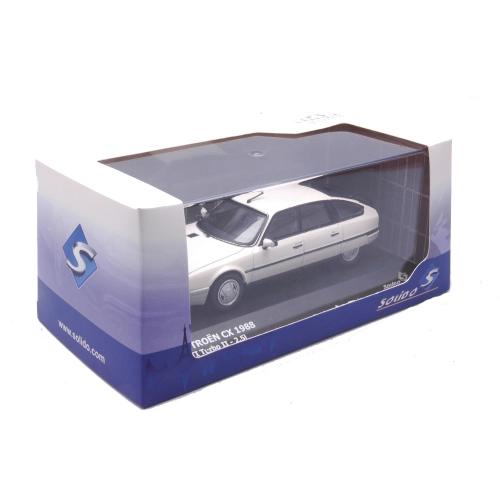 CITROEN CX 2400 GTi TURBO 2 1990 WHITE 1:43 Solido Auto Stradali Modellino