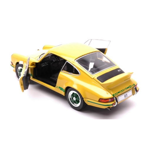 PORSCHE 911 CARRERA 2.7 RS 1972 YELLOW/GREEN 1:24 Whitebox Auto Stradali Modellino
