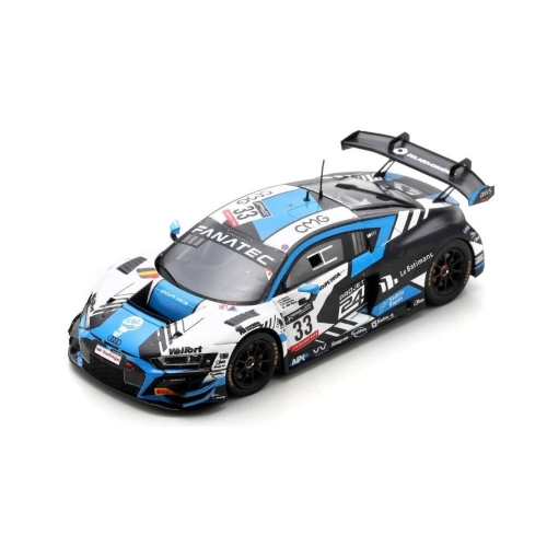 AUDI R8 GT3 N.33 2nd CLASS 24H SPA 2022 ROBIN-TOMITA-DE PAUW-ROBIN 1:43 Spark Model Auto Competizione Modellino