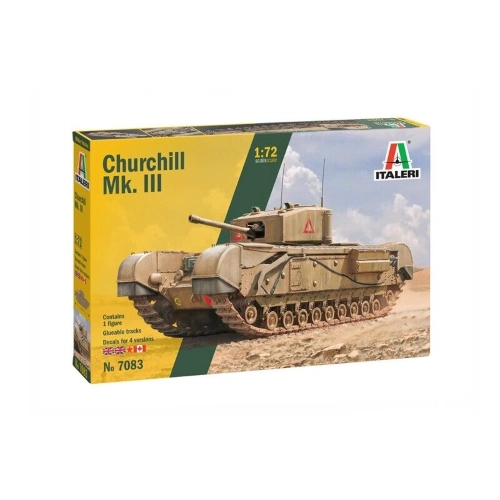 CHURCHILL Mk. III KIT 1:72 Italeri Kit Mezzi Militari Modellino