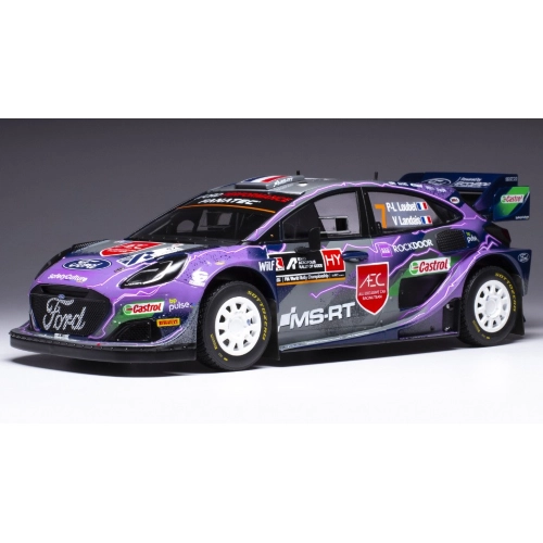FORD PUMA RALLY 1 N.7 RALLY ACROPOLIS 2022 LOUBET/LANDAIS 1:18 Ixo Model Auto Rally Modellino
