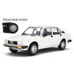 ALFA ROMEO ALFETTA 2.0 L 1978 WHITE 1:18 Laudo Racing Auto Stradali Modellino