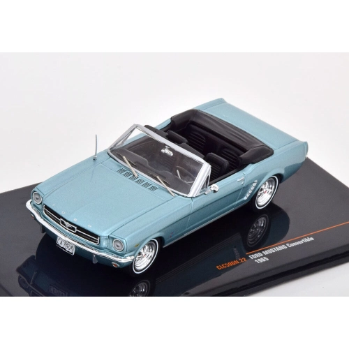 FORD MUSTANG 1965 LIGHT BLUE 1:43 Ixo Model Auto Stradali Modellino