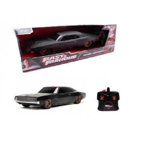 DOM'S DODGE CHARGER 1968 FAST & FURIOUS RADIOCONTROL 1:16 Jada Toys Radiocomando Modellino