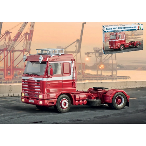 SCANIA R 143 M 500 STREAMLINE 4x2 KIT 1:24 Italeri Kit Camion Modellino