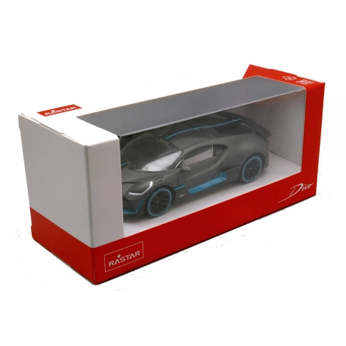 BUGATTI DIVO 2018 GREY/BLU 1:43 Rastar Auto Stradali Modellino