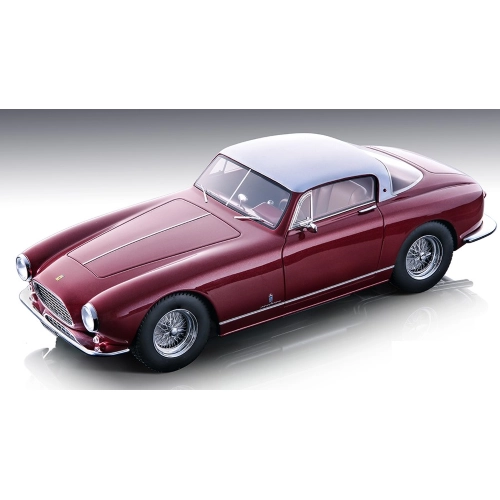 FERRARI 250 GT EUROPA 1955 METALLIC RED/SILVER ROOF 1:18 Tecnomodel Auto Stradali Modellino
