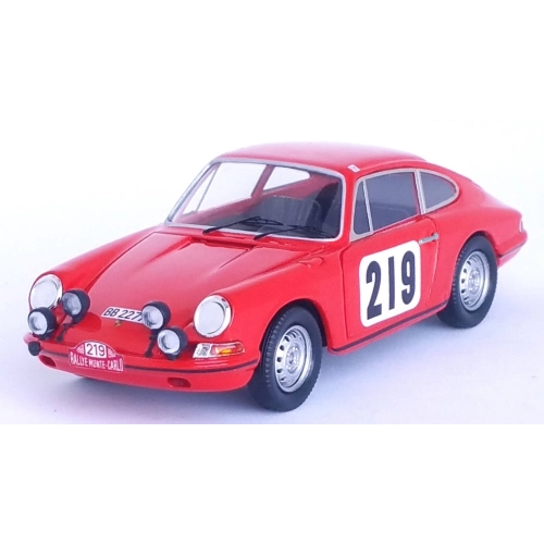 PORSCHE 911T RALLY MONTE CARLO 1968 WALDEGAARD/HELMER 1:43 Trofeu Auto Rally Modellino
