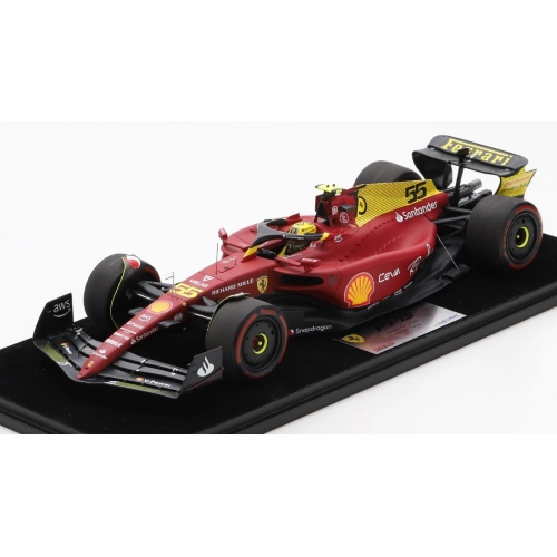 FERRARI F1-75 N.55 4th ITALIAN GP 2022 C.SAINZ 1:18 Looksmart Formula 1 Modellino