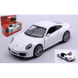 PORSCHE 911 (991) CARRERA S 2014 WHITE cm 11 Welly Auto Stradali Modellino
