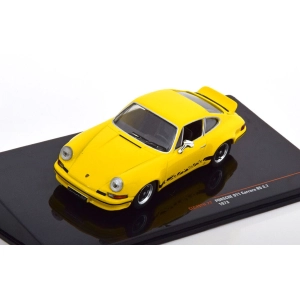 PORSCHE 911 CARRERA RS 2.7 1973 YELLOW BLACK MAGIC 1:43 Ixo Model Auto Stradali Modellino