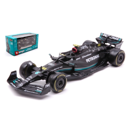 MERCEDES W14 N.44 2023 LEWIS HAMILTON 1:43 Burago Formula 1 Modellino