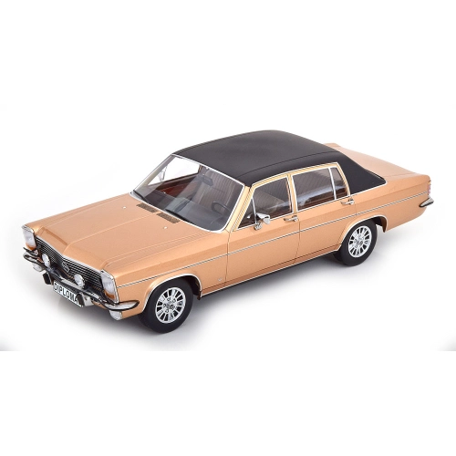 OPEL DIPLOMAT B 1972 METALLIC BEIGE/MATT BLACK 1:18 ModelCarGroup Auto Stradali Modellino