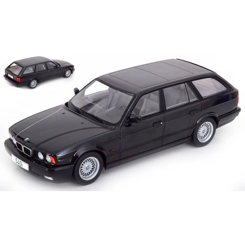 BMW 5 (E34) TOURING 1991 METALLIC BLACK 1:18 ModelCarGroup Auto Stradali Modellino