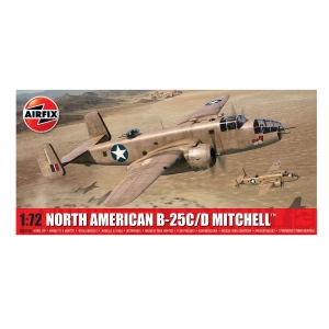 NORTH AMERICAN B-25C D MITCHELL KIT 1:72 Airfix Kit Aerei Modellino