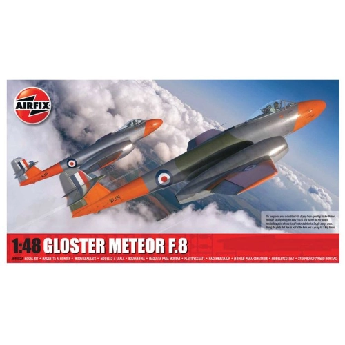GLOSTER METEOR F8 KIT 1:48 Airfix Kit Aerei Modellino
