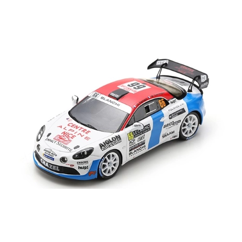 ALPINE A110 N.66 2nd RGT RALLY MONTE CARLO 2023 D.FERRARO-M.CORNEGL 1:43 Spark Model Auto Rally Modellino