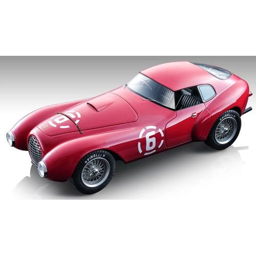 FERRARI 166/212 "UOVO" N.6 PESCARA 1952 F.S.D.LAPIGIO/G.MANCINI 1:18 Tecnomodel Auto Competizione Modellino