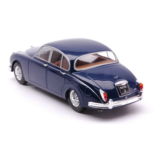 JAGUAR MK II 1960 DARK BLUE 1:24 Whitebox Auto Stradali Modellino
