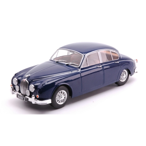JAGUAR MK II 1960 DARK BLUE 1:24 Whitebox Auto Stradali Modellino
