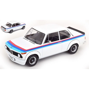 BMW 2002 TURBO 1973 WHITE/DECORATED 1:18 ModelCarGroup Auto Stradali Modellino