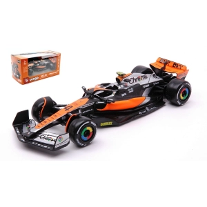 MC LAREN MCL60 N.4 2023 LANDO NORRIS 1:43 Burago Formula 1 Modellino