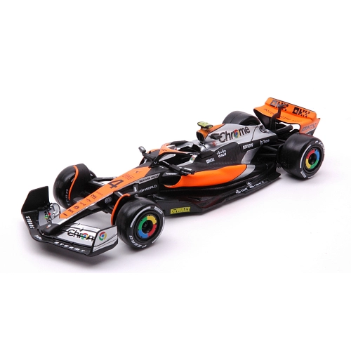 MC LAREN MCL60 N.4 2023 LANDO NORRIS 1:43 Burago Formula 1 Modellino