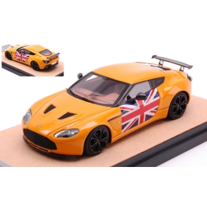ASTON MARTIN V12 ZAGATO 2012 GLOSS ORANGE WITH ENGLISH ED.LIM.PCS 10 1:43 Tecnomodel Auto Stradali Modellino