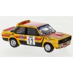 FIAT 131 ABARTH NR.12 CALBERSON MONTE CARLO M.MOUTON 1:87 Brekina Auto Rally Modellino