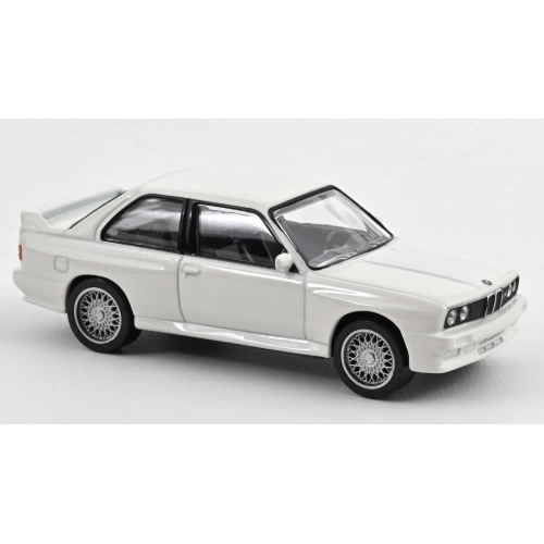 BMW M3 E30 1986 WHITE JET-CAR 1:43 Norev Auto Stradali Modellino