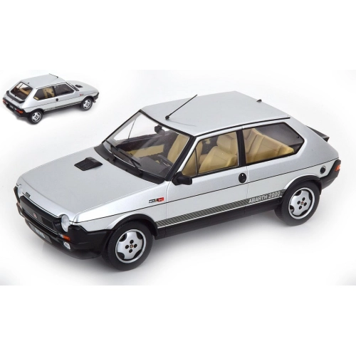 FIAT RITMO TC 125 ABARTH 1980 SILVER 1:18 ModelCarGroup Auto Stradali Modellino