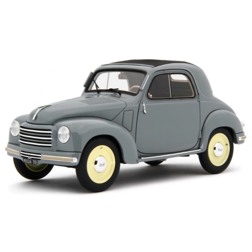FIT 500 C TOPOLINO 1949 GRIGIO 1:18 Laudo Racing Auto d'Epoca Modellino